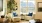 living room with large windows and reading nook.