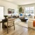 a living room with ample space