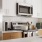 kitchen with island quartz counters, soft close cabinets 