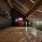 a basketball hoop in a room