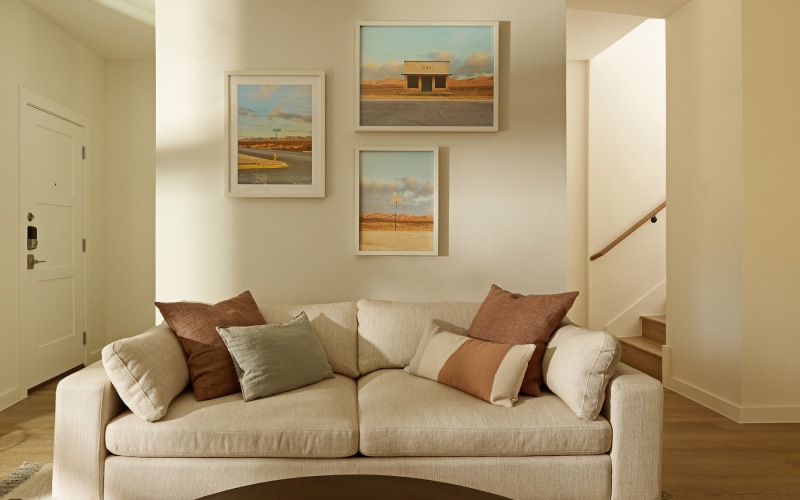 gallart wall, couch, living room decoration