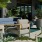 Furnished lounge areas 
